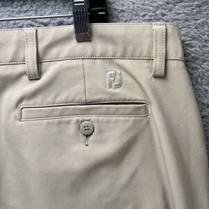 FootJoy Performance Golf Pants Mens 38x30 Beige Straight Leg Stretch